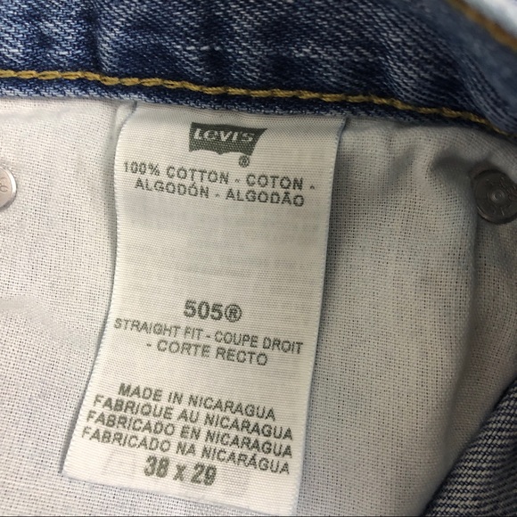Levi's 505 Straight fit jeans - size 38 - Picture 5 of 7